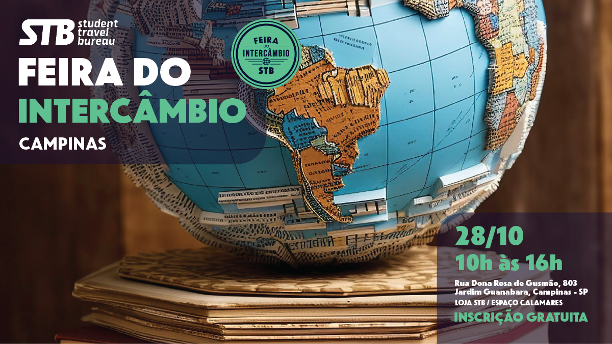 Feira do Intercâmbio STB acontece em Campinas