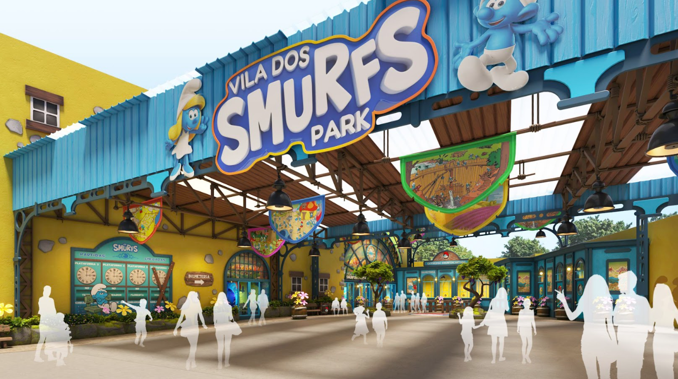 Parque dos Smurfs será inaugurado em São Paulo em 2025